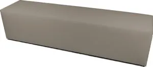 Pouf Panca Xl Cm 180 Ecopelle Tortora