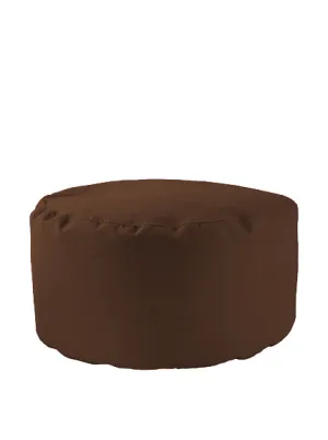 Pouf Tondo Luxor Marrone