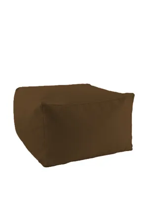 Pouf Quadrato Luxor Marrone
